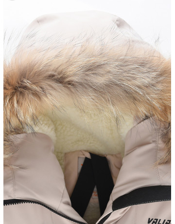 Парка для девочки-подростка, ветро- и водонепроницаемая