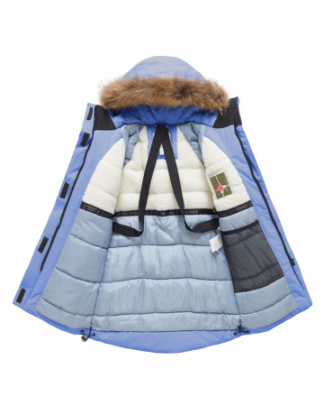 Зимняя парка для девочки-подростка, стильная и практичная.