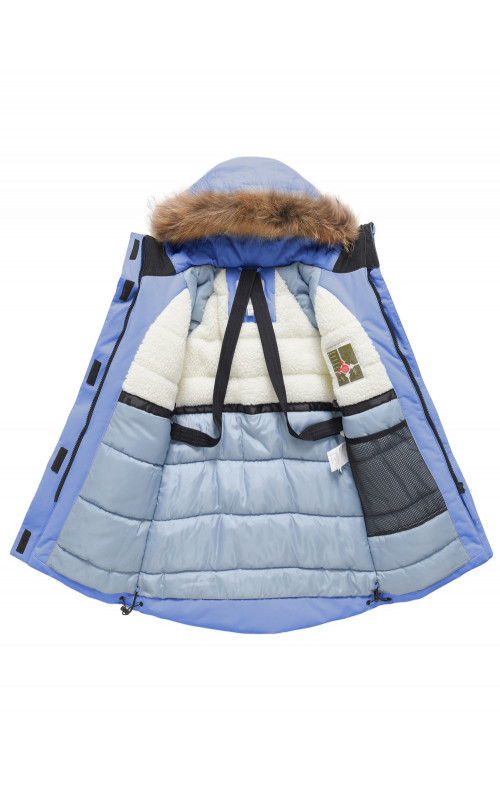 Зимняя парка для девочки-подростка, стильная и практичная.