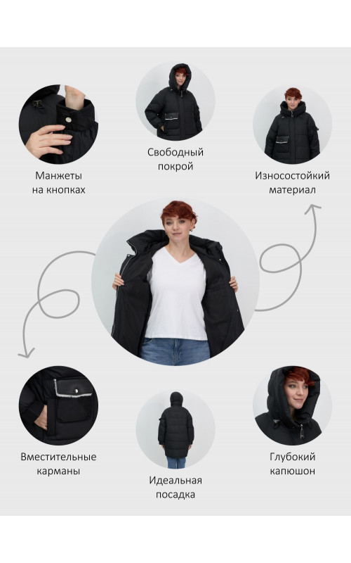 Пуховик «Тренд» для женщин.