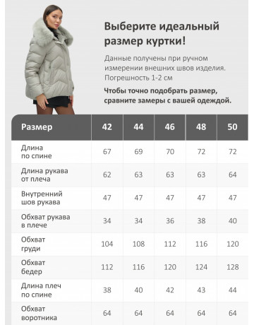 Пуховик для городской леди с мехом песца, защита от влаги и ветра