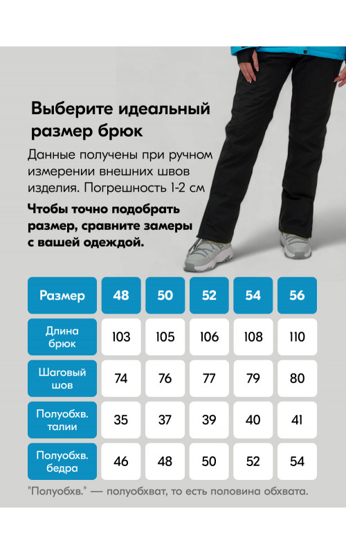 Женский зимний горнолыжный костюм синего цвета