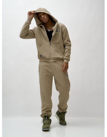 Утеплённый мужской спортивный костюм с начёсом.