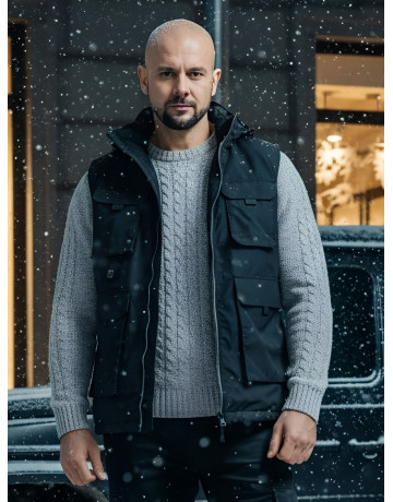 Куртка-жилетка с подогревом трансформер 2 в 1 для активного отдыха и спорта.