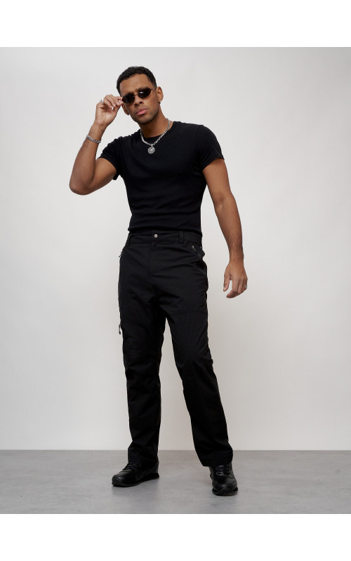 Туристические мужские брюки с утеплителем на флисе.