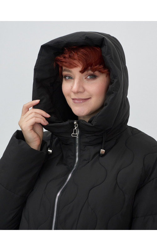 Женская утеплённая куртка с капюшоном для осени и зимы, свободный покрой