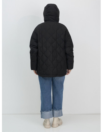 Женская утеплённая куртка с капюшоном для осени и зимы, свободный покрой