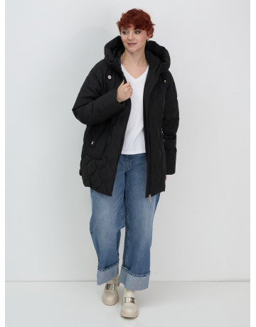 Женская утеплённая куртка с капюшоном для осени и зимы, свободный покрой