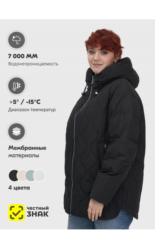 Женская утеплённая куртка с капюшоном для осени и зимы, свободный покрой