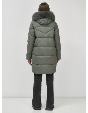 Зимняя куртка премиум-класса с мехом енота и кролика для женщин