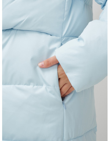 Тёплый длинный пуховик для молодёжи