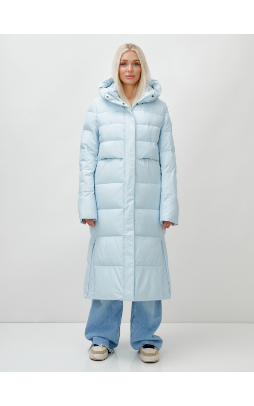 Тёплый длинный пуховик для молодёжи