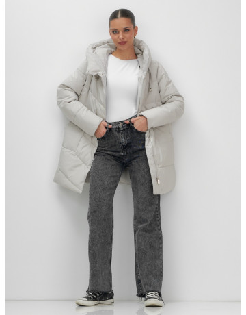 Утеплённая женская куртка с капюшоном для осени и зимы.