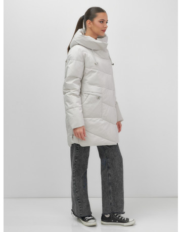 Утеплённая женская куртка с капюшоном для осени и зимы.