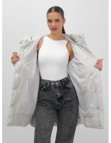 Утеплённая женская куртка с капюшоном для осени и зимы.