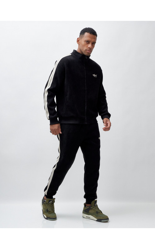 Мужской спортивный утеплённый костюм с начёсом для активного отдыха.