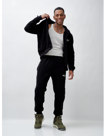 Мужской спортивный утеплённый костюм с начёсом для активного отдыха.