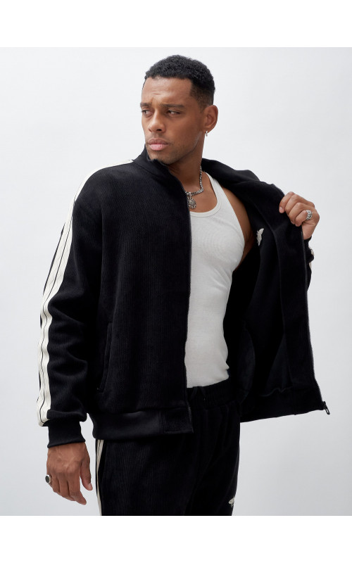 Мужской спортивный утеплённый костюм с начёсом для активного отдыха.