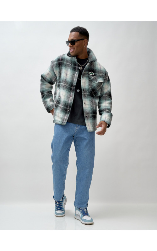 Ворсистая шерстяная куртка-рубашка для комфортных прогулок (S-3XL)