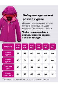 Горнолыжный костюм зимний для девочки малиновый