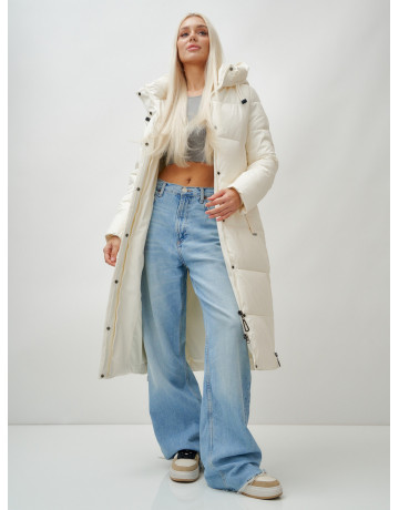 Зимний женский пуховик с капюшоном