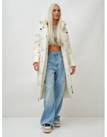 Зимний женский пуховик с капюшоном