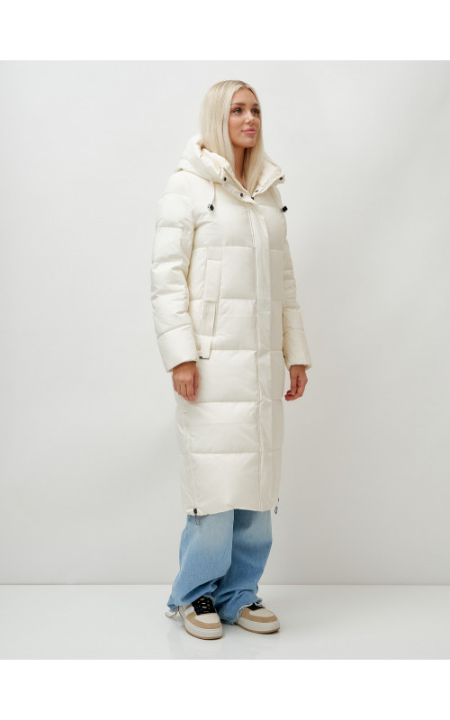Зимний женский пуховик с капюшоном