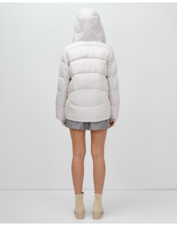 Женский зимний пуховик «Модный» с мехом.