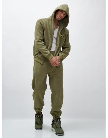 Утеплённый демисезонный костюм для мужчин свободного кроя.