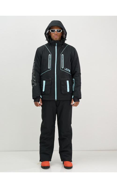 Мужской горнолыжный костюм: куртка и полукомбинезон для зимних видов спорта