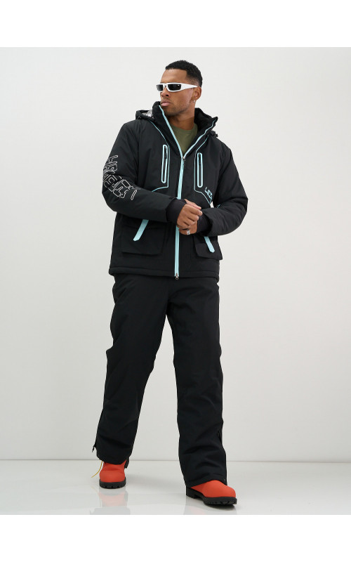 Мужской горнолыжный костюм: куртка и полукомбинезон для зимних видов спорта