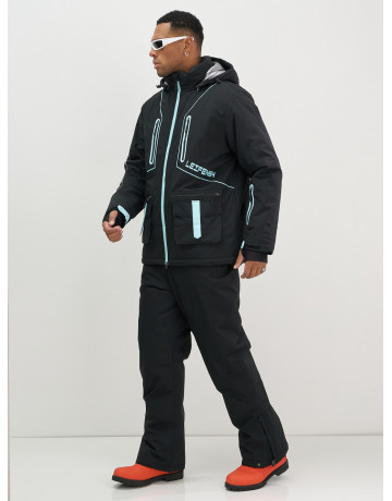 Мужской горнолыжный костюм: куртка и полукомбинезон для зимних видов спорта