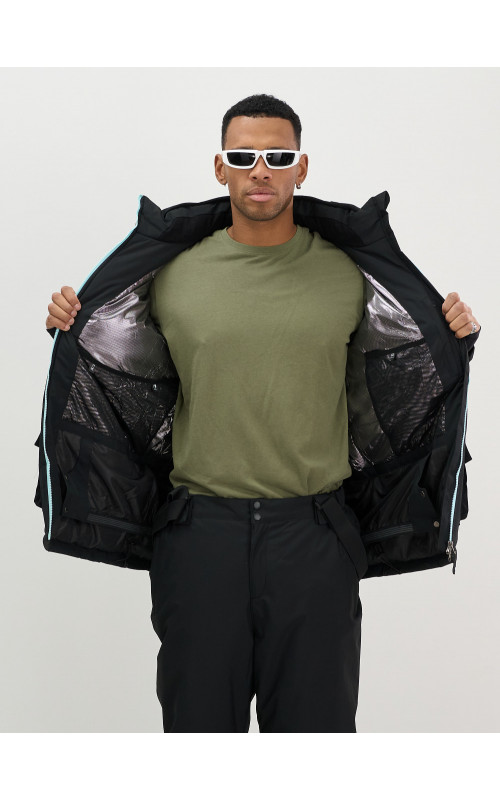 Мужской горнолыжный костюм: куртка и полукомбинезон для зимних видов спорта