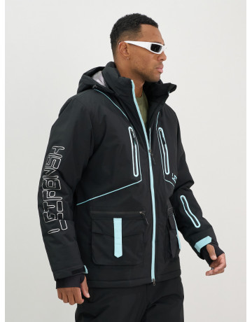 Мужской горнолыжный костюм: куртка и полукомбинезон для зимних видов спорта