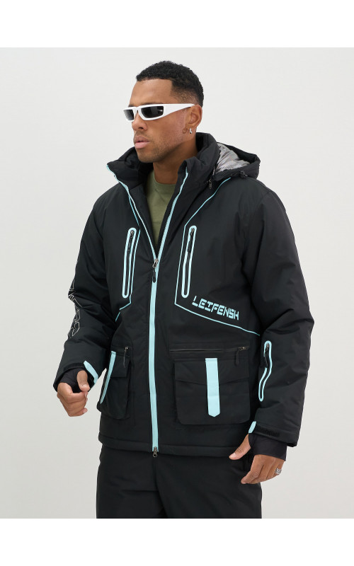 Мужской горнолыжный костюм: куртка и полукомбинезон для зимних видов спорта