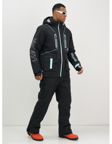 Мужской горнолыжный костюм: куртка и полукомбинезон для зимних видов спорта