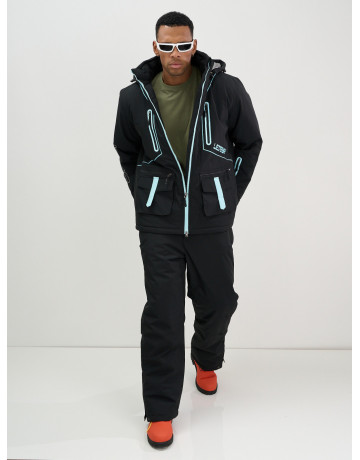 Мужской горнолыжный костюм: куртка и полукомбинезон для зимних видов спорта