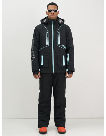 Мужской горнолыжный костюм: куртка и полукомбинезон для зимних видов спорта