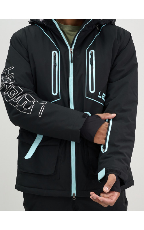 Мужской горнолыжный костюм: куртка и полукомбинезон для зимних видов спорта