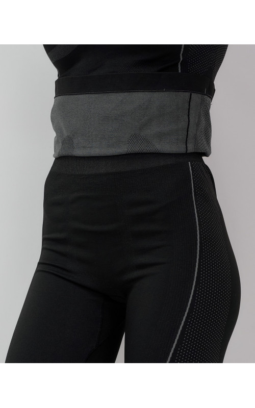 Термо леггинсы женский серого цвета 002120Sr