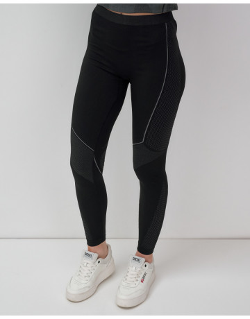 Термо леггинсы женский серого цвета 002120Sr