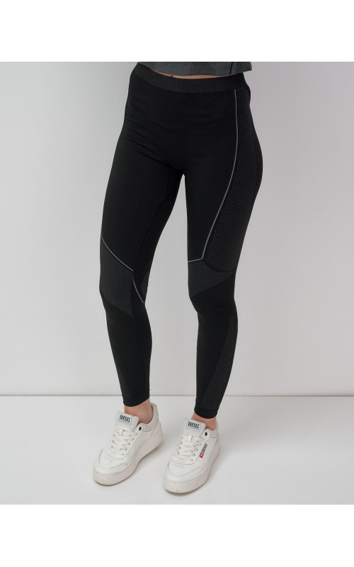 Термо леггинсы женский серого цвета 002120Sr