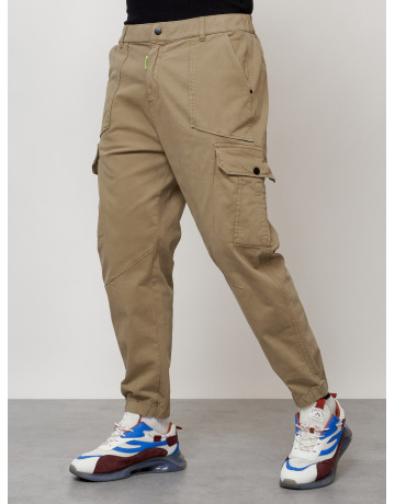 Мужские брюки карго зауженного кроя.