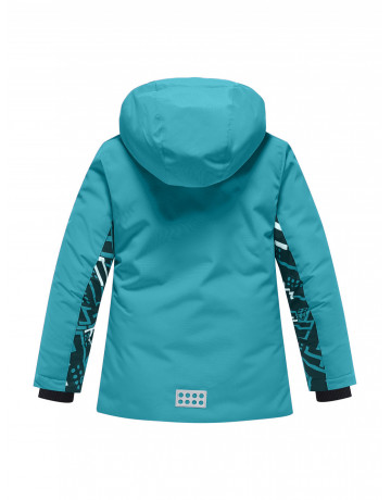 Горнолыжный костюм для девочки бирюзового оттенка
