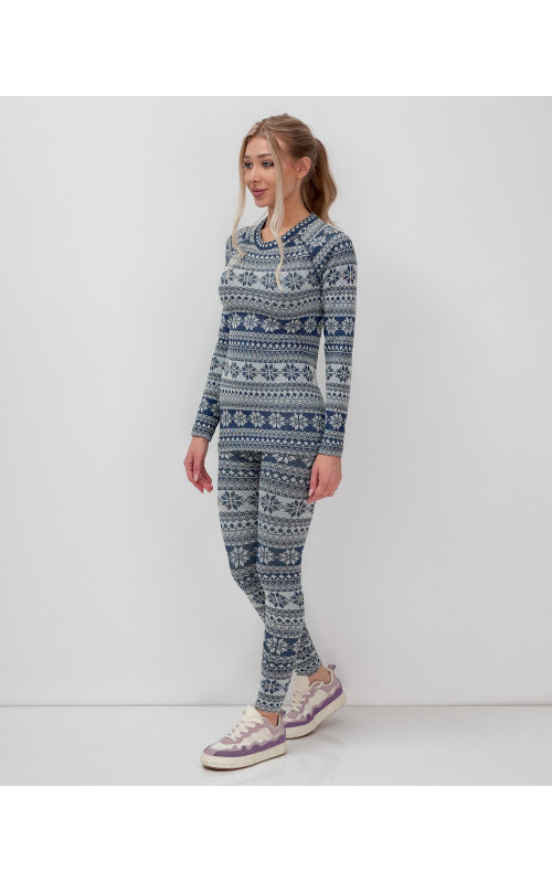 Женское термобельё для осени и зимы, спортивный стиль.