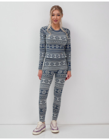 Женское термобельё для осени и зимы, спортивный стиль.