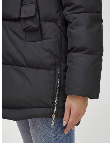 Женская зимняя куртка премиум-класса с мехом енота.