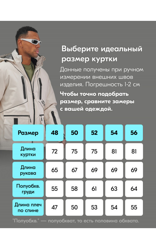 Мужской горнолыжный костюм белый
