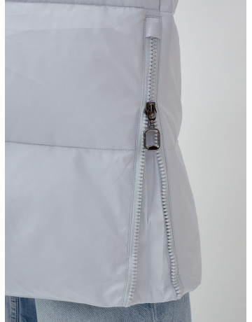 Длинный зимний пуховик с капюшоном для женщин