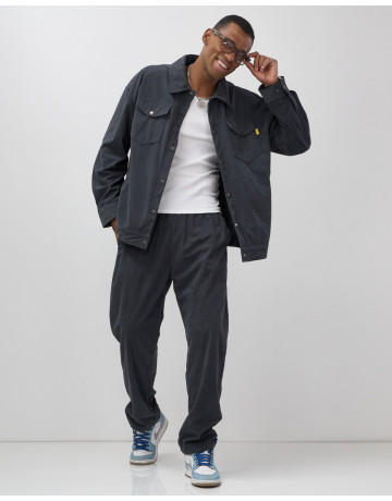 Мужской велюровый спортивный костюм для весны и лета